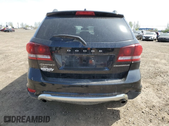 2017 Dodge Journey Crossroad Plus with VIN 3C4PDDGG4HT627196, listed as a Copart auction lot 56418055 with 245,628 mi miles and Clean title. Bid and sale history available at DreamBid. Image 6.