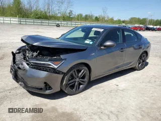 2023 Acura Integra w/A-Spec Package z VIN 19UDE4H39PA027700, wystawiony jako Copart lot #57249765 z przebiegiem 25 126 mil mil oraz Szkoda całkowita • Salvage title. Historia ofert i sprzedaży dostępna na DreamBid. Obrazek 1.