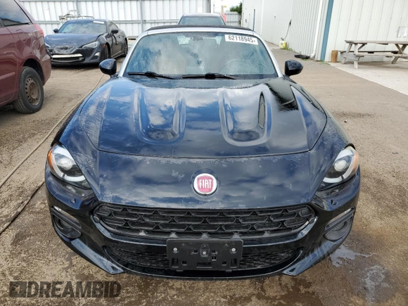 2017 FIAT 124 Spider Lusso with VIN JC1NFAEK4H0105489, listed as a Copart auction lot 62118945 with 90,490 mi miles and Clean title. Bid and sale history available at DreamBid. Image 5.