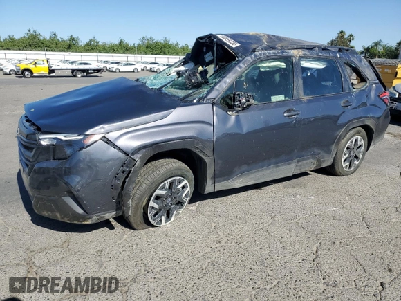 2025 Subaru Forester with VIN JF2SLDAC1SH448270, listed as a Copart auction lot 60859335 with 817 mi miles and Non repairable. Bid and sale history available at DreamBid. Image 1.