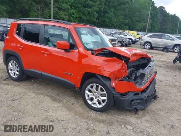 2018 Jeep Renegade Latitude z VIN ZACCJABB5JPJ62214, wystawiony jako IAAI lot #42187121 z przebiegiem 205 309 mil mil oraz . Historia ofert i sprzedaży dostępna na DreamBid. Obrazek 1.