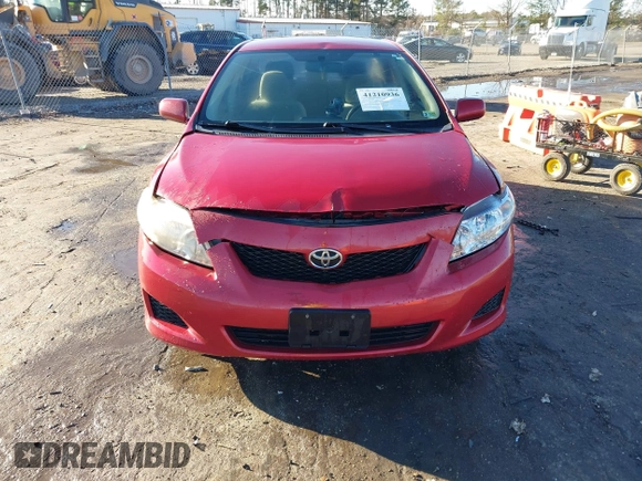 2009 Toyota Corolla with VIN JTDBL40E99J004929, listed as a IAAI auction lot 41210936 with 135,663 mi miles. Bid and sale history available at carsss.com. Image 12.