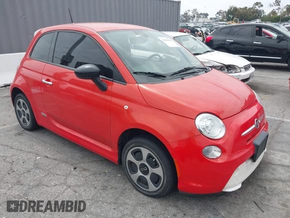 2016 FIAT 500e with VIN 3C3CFFGE3GT136141, listed as a IAAI auction lot 42283699 with 44,891 mi miles and . Bid and sale history available at DreamBid. Image 1.