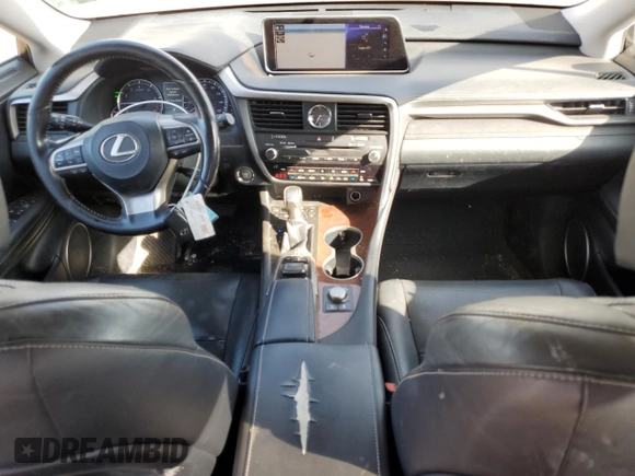 2017 Lexus RX with VIN JTJBZMCA6H2017585, listed as a Copart auction lot 49061465 with 119,947 mi miles and Salvage Title. Bid and sale history available at carsss.com. Image 8.