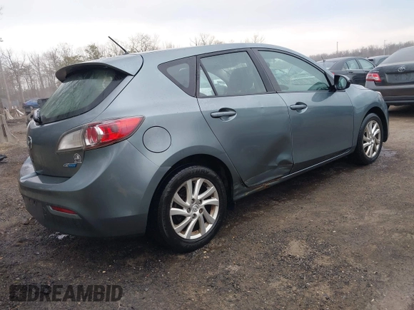 2012 Mazda 3 i Grand Touring with VIN JM1BL1M83C1662756, listed as a IAAI auction lot 41630564 with 153,725 mi miles and . Bid and sale history available at DreamBid. Image 4.