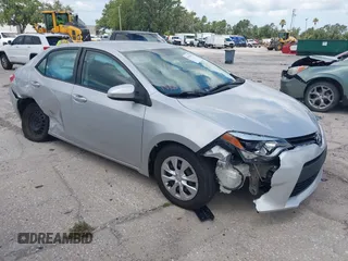 2014 Toyota Corolla L z VIN 5YFBURHE6EP117788, wystawiony jako IAAI lot #42519031 z przebiegiem 75 552 mil mil oraz . Historia ofert i sprzedaży dostępna na DreamBid. Obrazek 1.