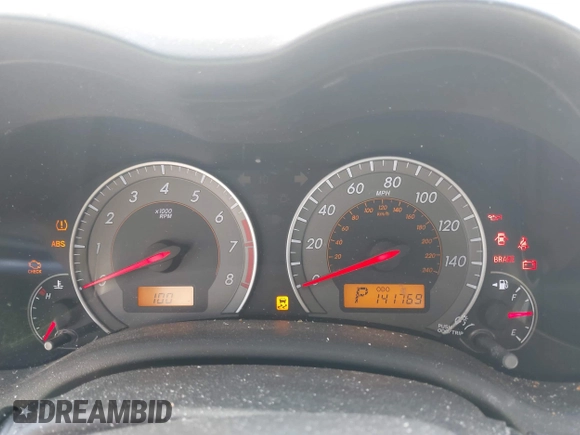2010 Toyota Corolla with VIN 1NXBU4EE4AZ207165, listed as a IAAI auction lot 42503664 with 141,769 mi miles and . Bid and sale history available at DreamBid. Image 7.