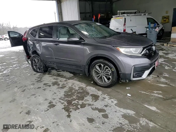 2021 Honda CR-V EX-L with VIN 5J6RW1H85MA002424, listed as a Copart auction lot 48469465 with 48,247 mi miles and Salvage Title. Bid and sale history available at carsss.com. Image 12.