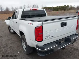 2021 Chevrolet Colorado 4WD Work Truck with VIN 1GCGTBEN6M1119967, listed as a IAAI auction lot 41801380 with 64,550 mi miles. Bid and sale history available at carsss.com. Image 3.