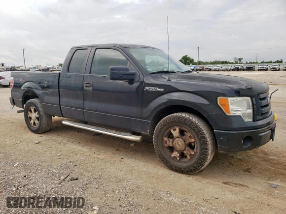 2010 Ford F-150 XL with VIN 1FTEX1CW9AKC19892, listed as a Copart auction lot 63343325 with 164,158 mi miles and Salvage title. Bid and sale history available at DreamBid. Image 4.