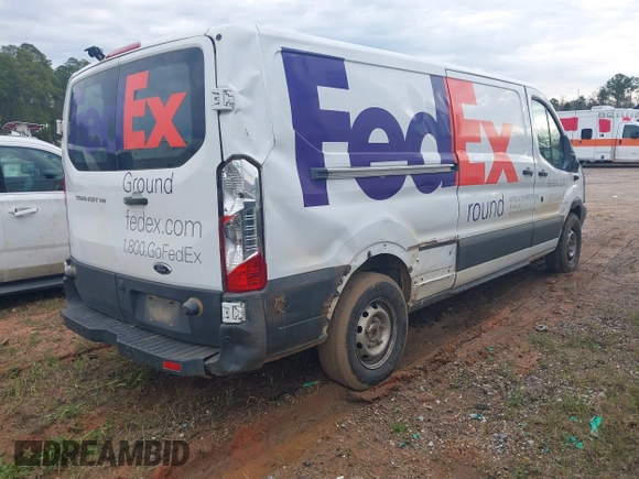 2018 Ford Transit Cargo with VIN 1FTYE2YM3JKA96638, listed as a IAAI auction lot 41319002 with Not Provided miles. Bid and sale history available at carsss.com. Image 4.