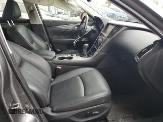 2017 Infiniti Q50 Signature Edition z VIN JN1EV7AR0HM834855, wystawiony jako Copart lot #59423175 z przebiegiem 66 256 mil mil oraz Szkoda całkowita • Salvage title. Historia ofert i sprzedaży dostępna na DreamBid. Obrazek 7.
