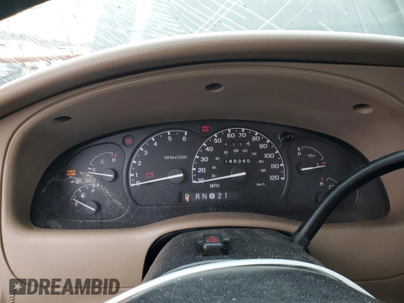 2002 Ford Ranger XL Fleet with VIN 1FTZR45E22TA78547, listed as a Copart auction lot 42254185 with 149,349 mi miles and Salvage Title. Bid and sale history available at DreamBid. Image 9.
