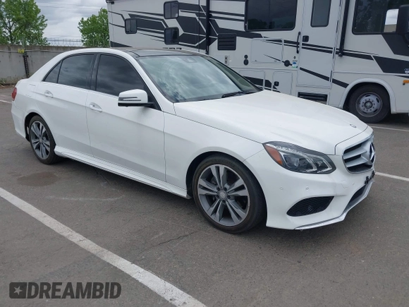 2015 Mercedes-Benz E 350 Sport with VIN WDDHF5KB1FB145337, listed as a IAAI auction lot 42137791 with 104,713 mi miles and . Bid and sale history available at DreamBid. Image 1.