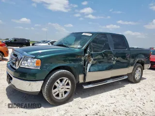 2007 Ford F-150 XLT with VIN 1FTRW12W57KC45033, listed as a Copart auction lot 64672335 with 129,137 mi miles and Salvage title. Bid and sale history available at DreamBid. Image 1.