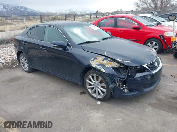 2009 Lexus IS with VIN JTHCK262495034890, listed as a IAAI auction lot 41778120 with 191,758 mi miles. Bid and sale history available at carsss.com. Image 1.