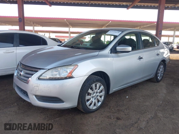 2014 Nissan Sentra SV with VIN 1N4AB7APXEN855243, listed as a IAAI auction lot 42554028 with 161,671 mi miles and . Bid and sale history available at DreamBid. Image 18.