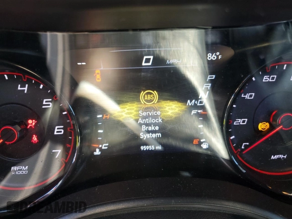 2020 Dodge Charger SXT with VIN 2C3CDXBG0LH101290, listed as a Copart auction lot 56560135 with 95,955 mi miles and Salvage title. Bid and sale history available at DreamBid. Image 9.