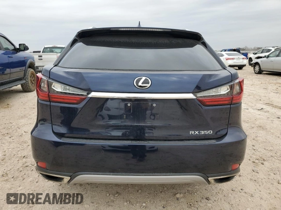 2022 Lexus RX with VIN 2T2HZMAAXNC256730, listed as a Copart auction lot 44689865 with 31,877 mi miles and Salvage Title. Bid and sale history available at carsss.com. Image 6.