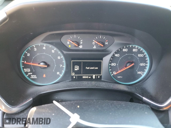 2020 Chevrolet Equinox LS z VIN 3GNAX5EV7LS680193, wystawiony jako Copart lot #45696045 z przebiegiem 66 042 mil mil oraz Szkoda całkowita • Salvage title. Historia ofert i sprzedaży dostępna na DreamBid. Obrazek 9.