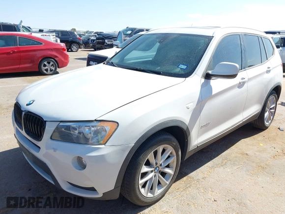 2013 BMW X3 xDrive28i with VIN 5UXWX9C55D0A26358, listed as a IAAI auction lot 42229409 with 145,784 mi miles and . Bid and sale history available at DreamBid. Image 2.