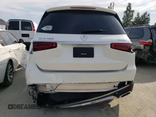 2020 Mercedes-Benz GLS with VIN 4JGFF5KE4LA108565, listed as a Copart auction lot 45394653 with 21,096 mi miles. Bid and sale history available at carsss.com. Image 6.