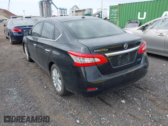 2014 Nissan Sentra S with VIN 3N1AB7AP4EL624643, listed as a IAAI auction lot 41702728 with 165,513 mi miles and . Bid and sale history available at DreamBid. Image 3.