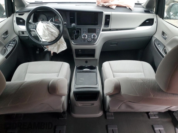 2017 Toyota Sienna LE with VIN 5TDJZ3DC5HS187003, listed as a Copart auction lot 84182284 with 85,045 mi miles and Salvage Title. Bid and sale history available at carsss.com. Image 8.