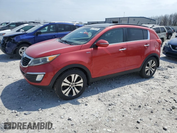 2011 Kia Sportage EX with VIN KNDPCCA26B7075660, listed as a Copart auction lot 53166135 with 158,127 mi miles and Clean title. Bid and sale history available at DreamBid. Image 1.