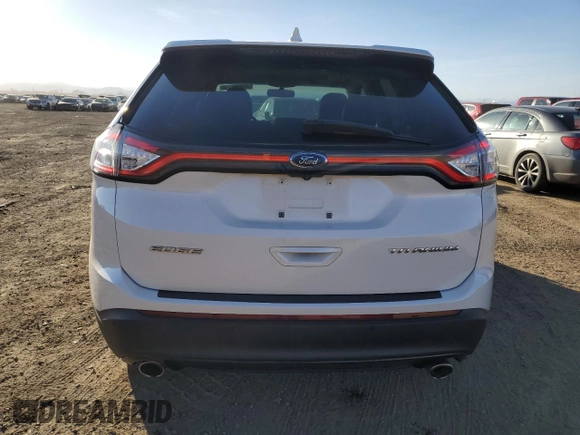 2017 Ford Edge Titanium with VIN 2FMPK4K81HBC43874, listed as a Copart auction lot 47468535 with 91,585 mi miles and Salvage Title. Bid and sale history available at carsss.com. Image 6.
