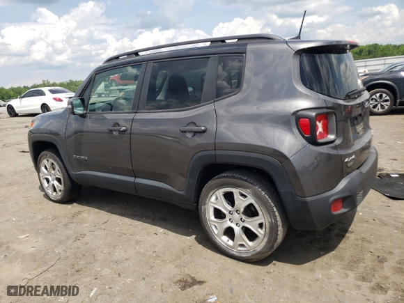 2019 Jeep Renegade Limited with VIN ZACNJBD17KPJ93842, listed as a Copart auction lot 57526044 with 65,878 mi miles and Salvage Title. Bid and sale history available at carsss.com. Image 2.