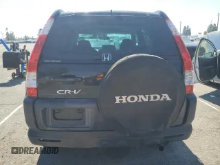 2005 Honda CR-V EX with VIN SHSRD78835U304892, listed as a Copart auction lot 46188995 with 186,054 mi miles and Salvage Title. Bid and sale history available at carsss.com. Image 6.