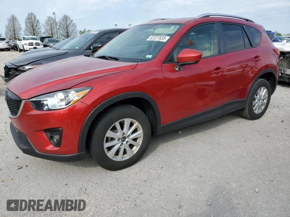 2014 Mazda CX-5 Touring with VIN JM3KE2CY6E0316041, listed as a Copart auction lot 52227835 with 69,921 mi miles and Salvage Title. Bid and sale history available at DreamBid. Image 1.