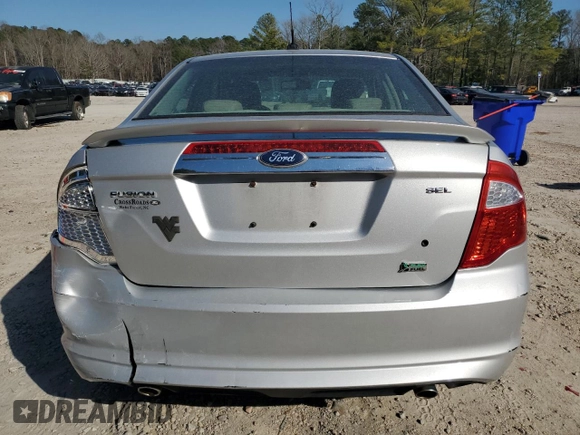 2010 Ford Fusion SEL with VIN 3FAHP0JG6AR333076, listed as a Copart auction lot 48672535 with 314,113 mi miles and Salvage Title. Bid and sale history available at carsss.com. Image 6.