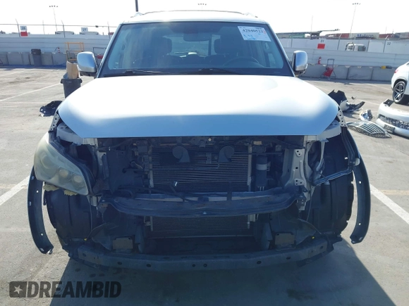 2012 Infiniti QX56 7-passenger with VIN JN8AZ2NF9C9517238, listed as a IAAI auction lot 42040522 with 165,088 mi miles. Bid and sale history available at carsss.com. Image 6.