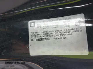 2014 Chevrolet Camaro LS с VIN 2G1FA1E39E9215060, выставлен на аукционе IAAI как лот 42046570 с пробегом 188 933 миль миль и . История ставок и продаж доступна на DreamBid. Изображение 9.