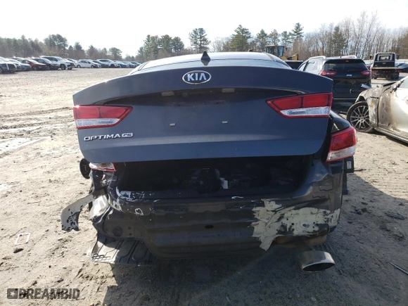 2019 Kia Optima LX with VIN 5XXGT4L31KG299387, listed as a Copart auction lot 50360365 with 0 mi miles and Salvage Title. Bid and sale history available at carsss.com. Image 6.