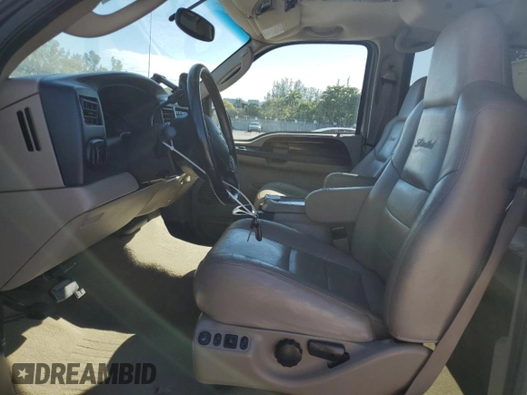 2005 Ford Excursion Limited с VIN 1FMNU43S55EB45717, выставлен на аукционе Copart как лот 47035815 с пробегом 140 723 миль миль и Списание • Salvage title. История ставок и продаж доступна на DreamBid. Изображение 7.