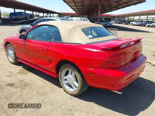 1994 Ford Mustang z VIN 1FALP45T3RF184322, wystawiony jako IAAI lot #41989883 z przebiegiem 94 740 mil mil oraz . Historia ofert i sprzedaży dostępna na DreamBid. Obrazek 3.