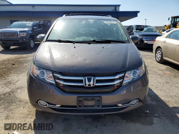 2017 Honda Odyssey Touring with VIN 5FNRL5H91HB013660, listed as a Copart auction lot 54246815 with 79,501 mi miles and Clean title. Bid and sale history available at DreamBid. Image 5.