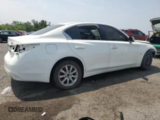 2018 Infiniti Q50 Luxe z VIN JN1EV7AP9JM363812, wystawiony jako Copart lot #59270605 z przebiegiem Nie podano mil oraz Szkoda całkowita • Salvage title. Historia ofert i sprzedaży dostępna na DreamBid. Obrazek 3.
