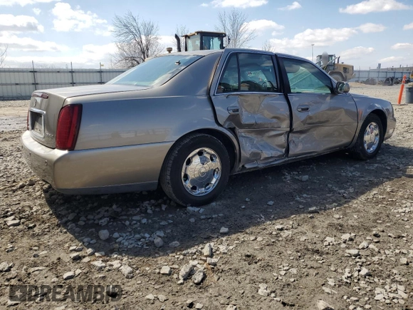 2002 Cadillac DeVille DHS z VIN 1G6KE57Y32U107755, wystawiony jako Copart lot #52811235 z przebiegiem 111 141 mil mil oraz Nie do naprawy. Historia ofert i sprzedaży dostępna na DreamBid. Obrazek 3.