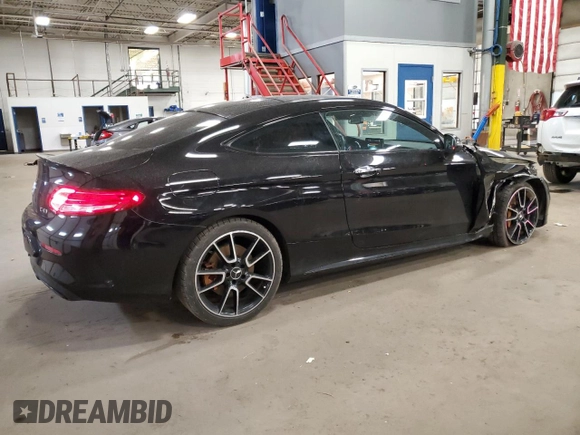 2017 Mercedes-Benz C 43 AMG with VIN WDDWJ6EB5HF457406, listed as a Copart auction lot 52108435 with 44,171 mi miles and Salvage title. Bid and sale history available at DreamBid. Image 3.