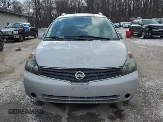 2007 Nissan Quest S with VIN 5N1BV28U27N128407, listed as a Copart auction lot 86583964 with 186,644 mi miles and Salvage Title. Bid and sale history available at carsss.com. Image 5.