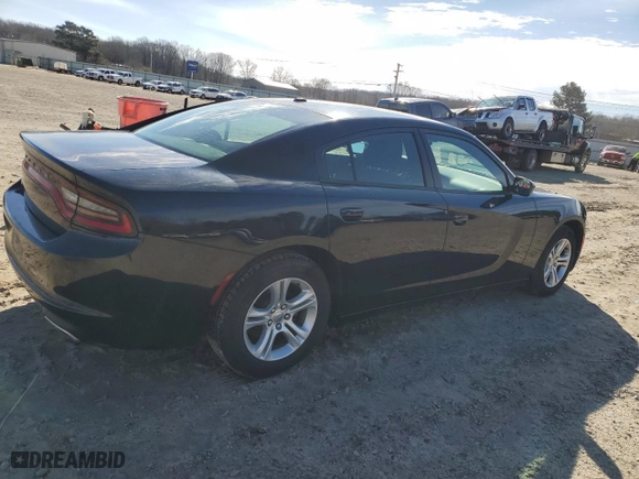 2015 Dodge Charger SE with VIN 2C3CDXBG9FH738909, listed as a Copart auction lot 48159515 with 99130 miles and Clean Title. Bid and sale history available at carsss.com. Image 3.
