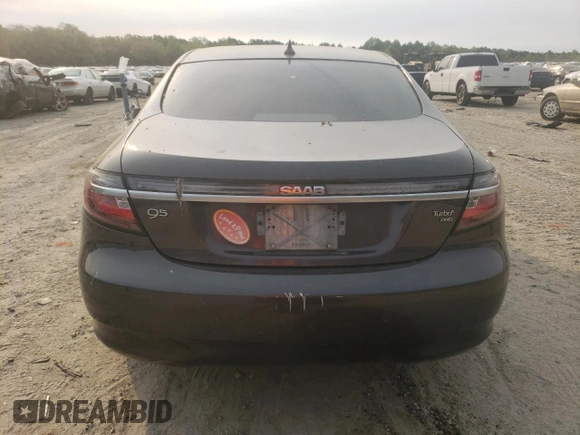 2011 Saab 9-5 Turbo6 XWD with VIN YS3GN4BJ2B4007601, listed as a Copart auction lot 54205945 with 0 mi miles and Clean Title. Bid and sale history available at carsss.com. Image 6.