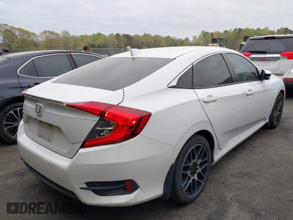 2016 Honda Civic Sedan EX-T with VIN 2HGFC1F33GH651560, listed as a IAAI auction lot 41957232 with 157,912 mi miles. Bid and sale history available at carsss.com. Image 4.