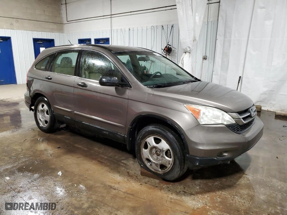 2010 Honda CR-V LX with VIN 5J6RE4H34AL067032, listed as a Copart auction lot 42517055 with 117,593 mi miles and Salvage Title. Bid and sale history available at carsss.com. Image 4.