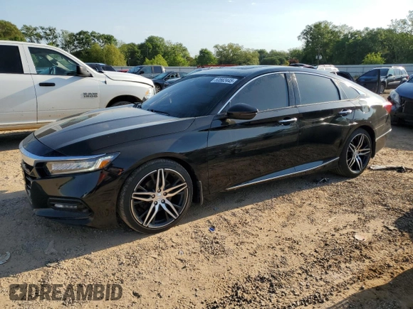 2018 Honda Accord Touring z VIN 1HGCV2F99JA016436, wystawiony jako Copart lot #53562445 z przebiegiem 137 626 mil mil oraz Szkoda całkowita • Salvage title. Historia ofert i sprzedaży dostępna na DreamBid. Obrazek 1.