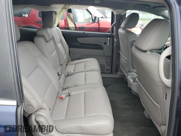 2014 Honda Odyssey EX-L with VIN 5FNRL5H61EB015958, listed as a Copart auction lot 62747765 with Not provided miles and Salvage title. Bid and sale history available at DreamBid. Image 11.